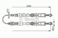 Трос BOSCH 1 987 477 381
