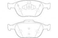 Комплект тормозных колодок WAGNER WBP23440A