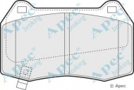 Комплект тормозных колодок APEC braking PAD1368