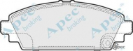 Комплект тормозных колодок APEC braking PAD1435