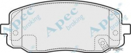 Комплект тормозных колодок APEC braking PAD1458
