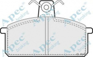 Комплект тормозных колодок APEC braking PAD373