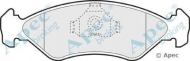 Комплект тормозных колодок APEC braking PAD561