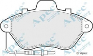 Комплект тормозных колодок APEC braking PAD654