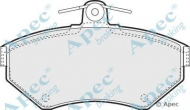 Комплект тормозных колодок APEC braking PAD973
