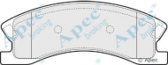 Комплект тормозных колодок APEC braking PAD1389