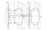 Комплект тормозных колодок BOSCH 0 986 424 560
