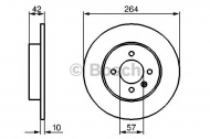 Тормозной диск BOSCH 0 986 479 191