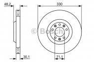 Тормозной диск BOSCH 0 986 479 192