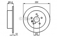 Тормозной диск BOSCH 0 986 479 200
