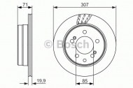 Тормозной диск BOSCH 0 986 479 665