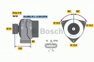 Генератор BOSCH 0 124 555 002