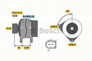 Генератор BOSCH 0 986 047 960