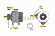 Генератор BOSCH 0 986 049 560
