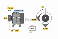 Генератор BOSCH 0 986 080 090