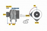 Генератор BOSCH 0 986 080 410