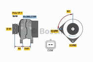 Генератор BOSCH 0 986 080 420