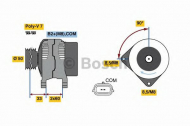 Генератор BOSCH 0 986 081 100