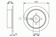 Тормозной диск BOSCH 0 986 479 897