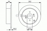 Тормозной диск BOSCH 0 986 479 983