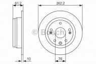 Тормозной диск BOSCH 0 986 479 993