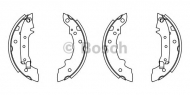 Комлект тормозных накладок BOSCH 0 986 487 081
