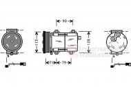Компрессор VAN WEZEL 1800K284