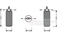 Осушитель VAN WEZEL 2800D051