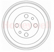 Тормозный барабан BENDIX 329019B
