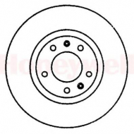 Тормозной диск BENDIX 561569B