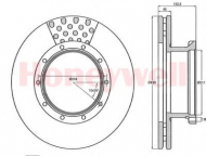 Тормозной диск BENDIX 567751B