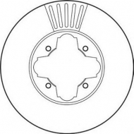 Тормозной диск BENDIX 561827B