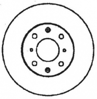 Тормозной диск BENDIX 561383B