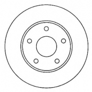 Тормозной диск BENDIX 561950B
