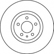 Тормозной диск BENDIX 562061B