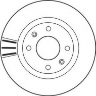 Тормозной диск BENDIX 562128B