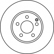 Тормозной диск BENDIX 562212B