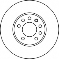 Тормозной диск BENDIX 562216B