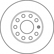 Тормозной диск BENDIX 562238B