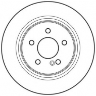 Тормозной диск BENDIX 562620BC