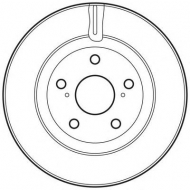 Тормозной диск BENDIX 562621BC