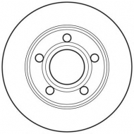 Тормозной диск BENDIX 562690BC