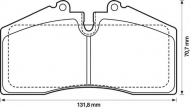 Комплект тормозных колодок BENDIX 571534B