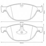 Комплект тормозных колодок BENDIX 573292B