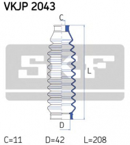 Комплект пыльника SKF VKJP 2043