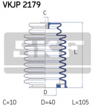 Комплект пыльника SKF VKJP 2179