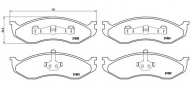 Комплект тормозных колодок BREMBO P 37 004