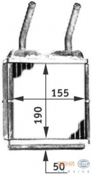 Теплообменник HELLA 8FH 351 312-031