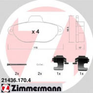 Комплект тормозных колодок ZIMMERMANN 21436.170.4