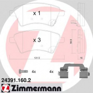Комплект тормозных колодок ZIMMERMANN 24391.160.2